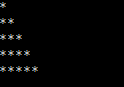 How to print star pattern in c#