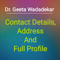 Dr. Geeta Wadadekar Pune Gynaecologist Contact Number, Address And Full Profile