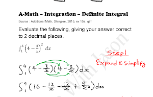 A-Math - Integration - Definite Integral (2)