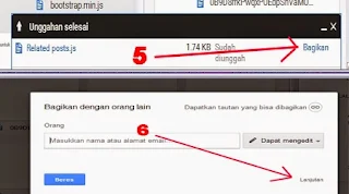 Cara menyimpan kode script ke Google Drive.