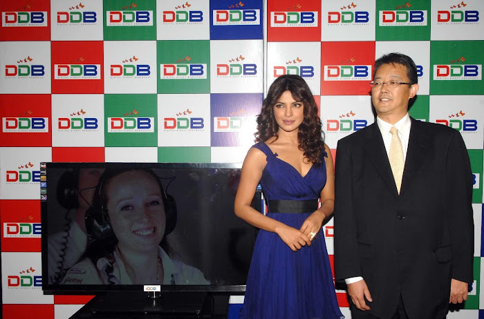 priyanka chopra at the launch of world advanced tv operation ddb foundation. hot photoshoot