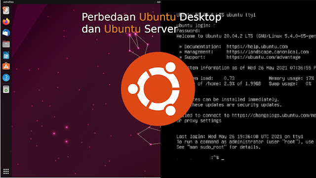 Perbedaan Ubuntu Server dan Ubuntu Desktop