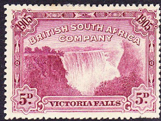 Rhodesia 1905 5d Victoria Falls