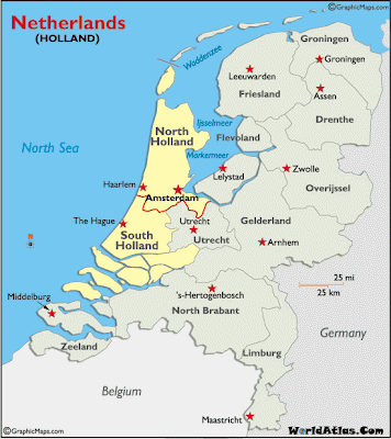 Map of Netherlands 1