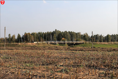 Мост через Турью. Трасса H8587, между Явищами и Телядовичами