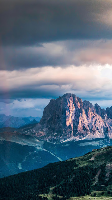 Rainbow, Mountains, Rain, Nature, Landscape