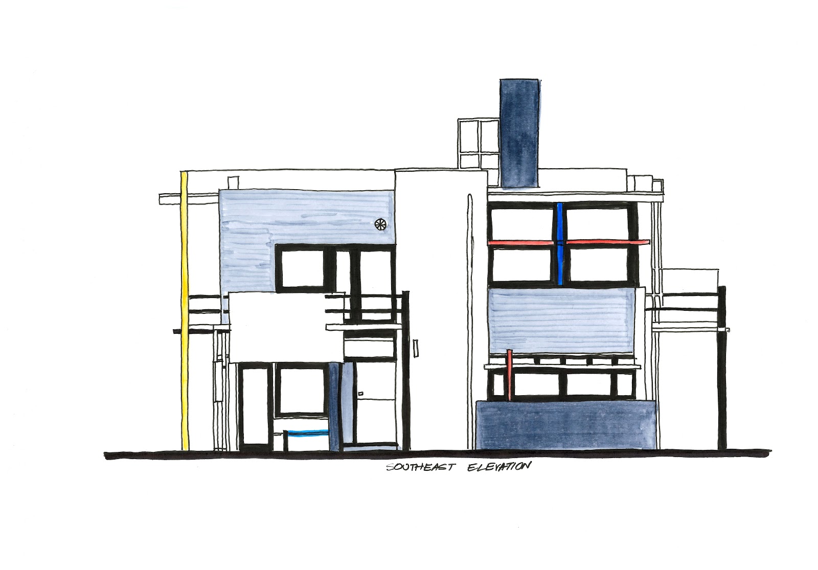 THE RIETVELD SCHRODER HOUSE DIAGRAMS AN IN DEPTH 