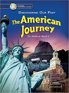 'The American Journey' eighth grade history textbook, Glencoe California Series