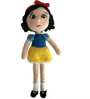 PATRON GRATIS BLANCANIEVES AMIGURUMI 54608