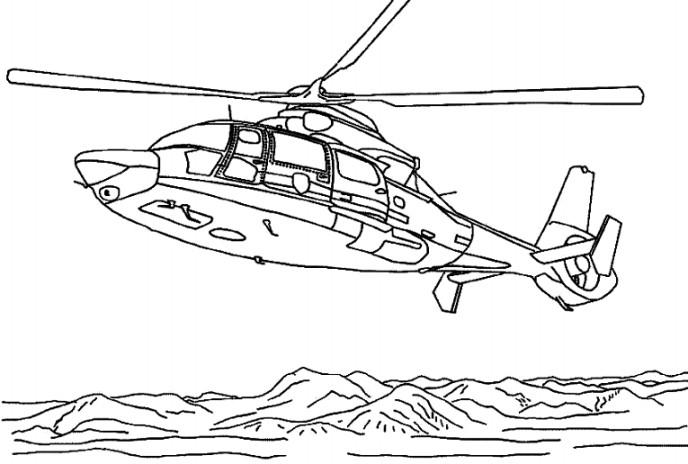 Gambar Mewarnai Helikopter Terbaru  gambarcoloring