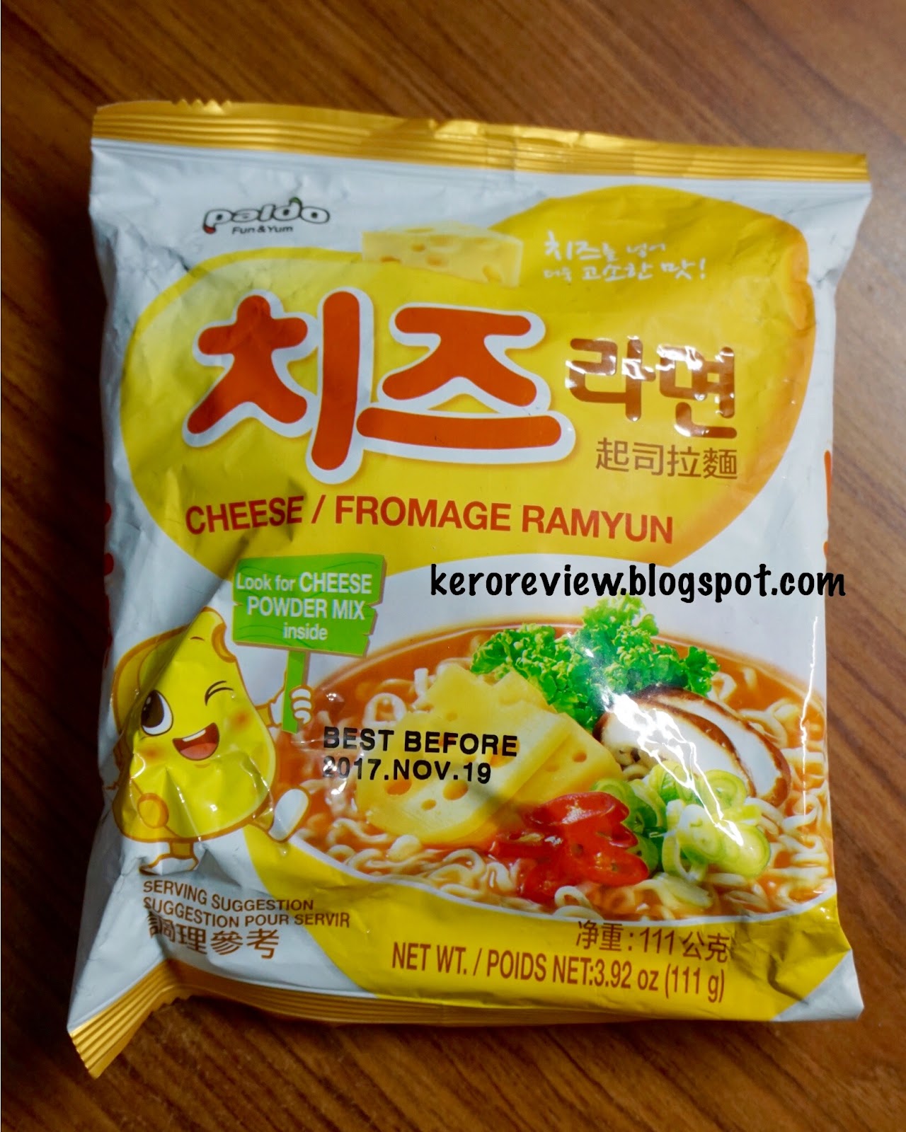 รีวิว พาลโด ฮวา บะหมี่เกาหลี บะหมี่กึ่งสำเร็จรูป รสชีส (CR) Review Korean Instant Noodles Cheese Flavored, Paldo Hwa Brand.