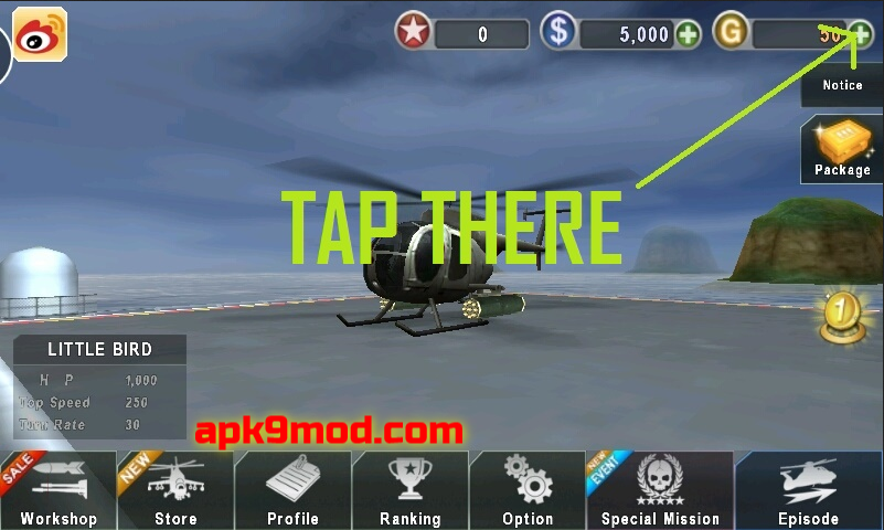 GUNSHIP BATTLE: Helicopter 3D MOD APK v2.5.90 (Free 