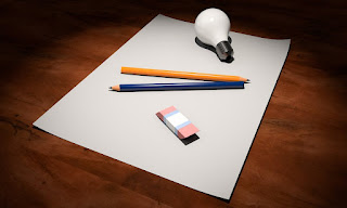 Sumber gambar : https://pixabay.com/illustrations/idea-empty-paper-pen-light-bulb-1876659/