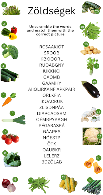 Zöldségek
