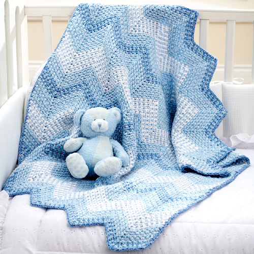 Cascading Ripples Blanket - Free Pattern