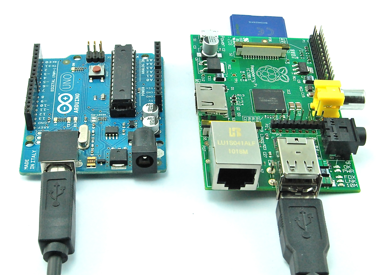 Arduino UNO & The Raspberry Pi together