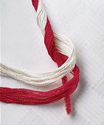 Yarn Candy Cane - Step 2