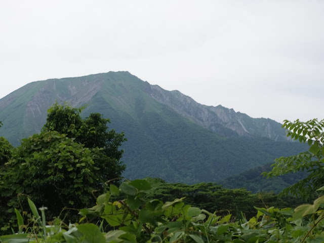 鳥取県道52号岸本江府線　鳥取県西伯郡伯耆町福兼　大山の眺望