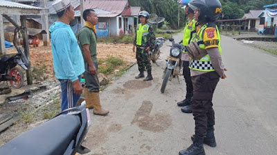 Sinergitas TNI Polri Trumon Timur Patroli Cipta Kondisi Bulan Ramadhan