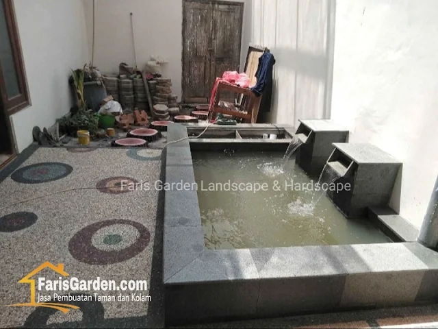 Tukang Kolam Koi Minimalis Lamongan | Jasa Pembuatan Kolam Ikan Koi Minimalis Lamongan