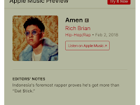 Sehari Setelah Diluncurkan Album Amen Milik Rich Brian Menduduki Chartz Nomor 1 Di Itunes