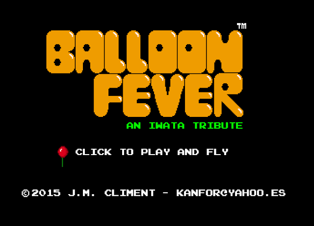 Prueba Ballon Fever, un pequeño homenaje a Satoru Iwata en HTML5