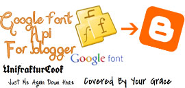 Cara menggunakan Google font di blogger
