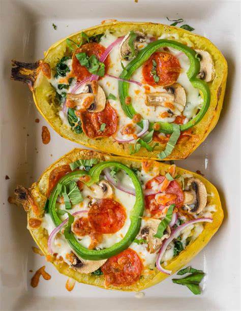 Pizza-Stuffed Spaghetti Squash