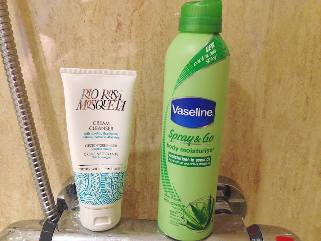 rio rosa mosquito cream cleanser vaseline spray and go moisturiser aloe fresh