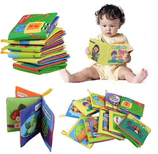 Loveje Baby Early Learning Intelligence Development Cloth Cognize Soft Cloth Book Educational Toys (Animal)