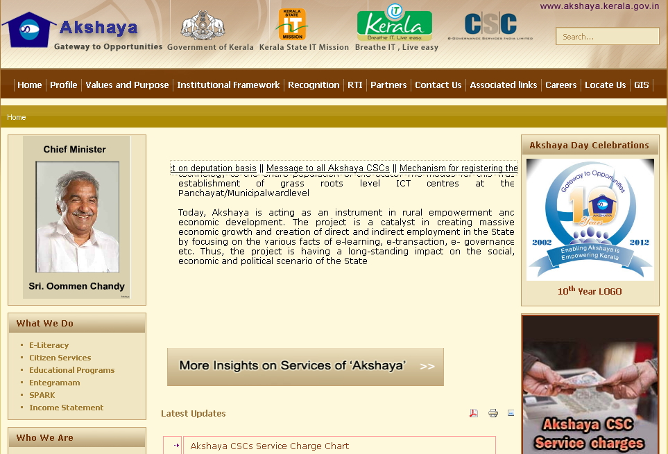 www.akshaya.kerala.gov.in - How to Apply for Aadhaar Card in Kerala ...