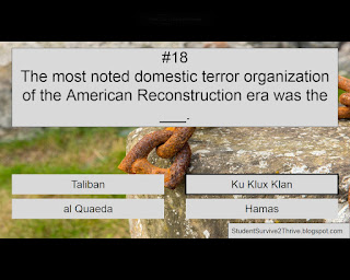 The correct answer is Ku Klux Klan.