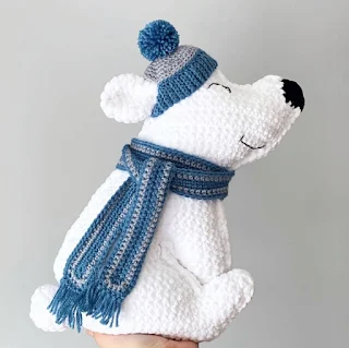 PATRON GRATIS OSO POLAR AMIGURUMI 67384