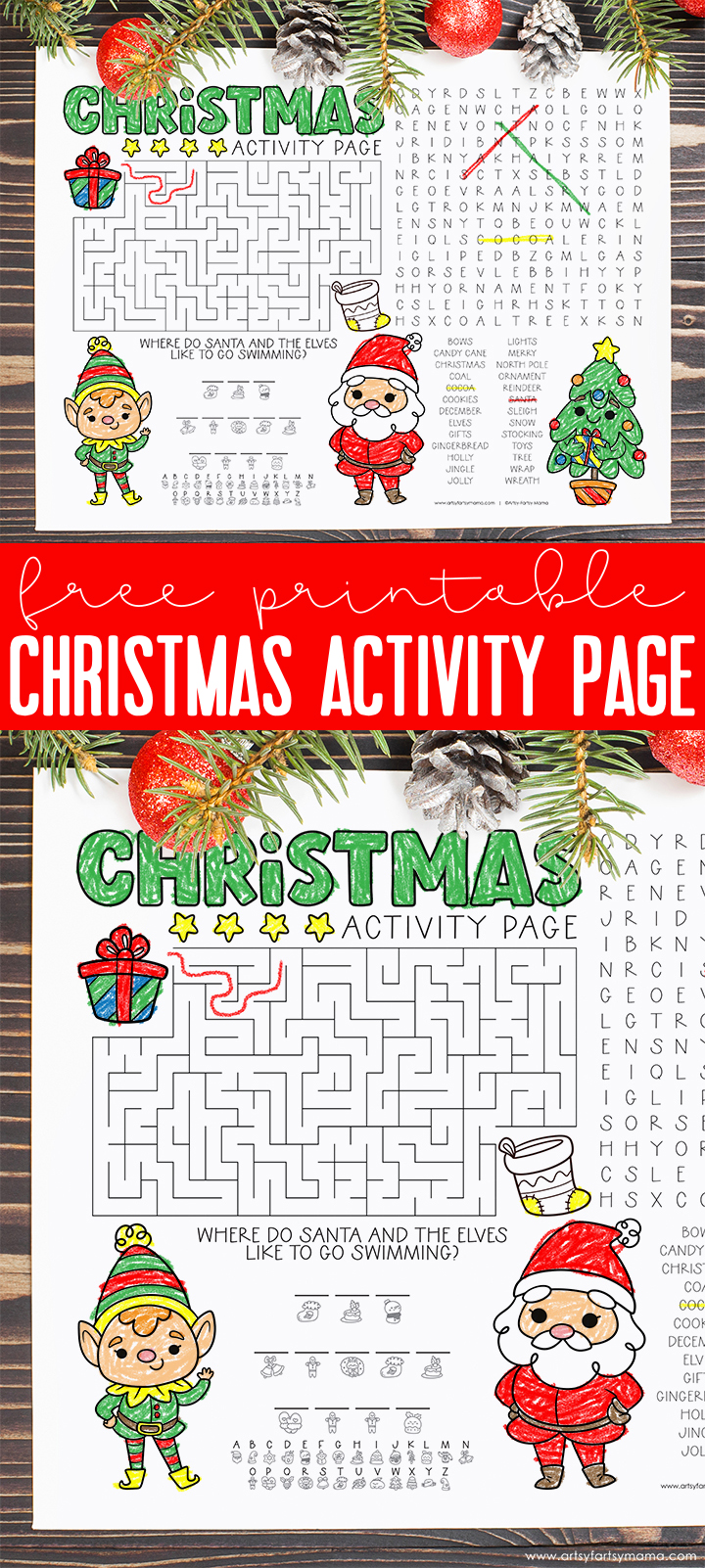 Free Printable Christmas Activity Page