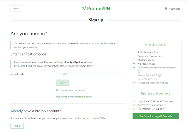 Verifikasi method menggunakan email address