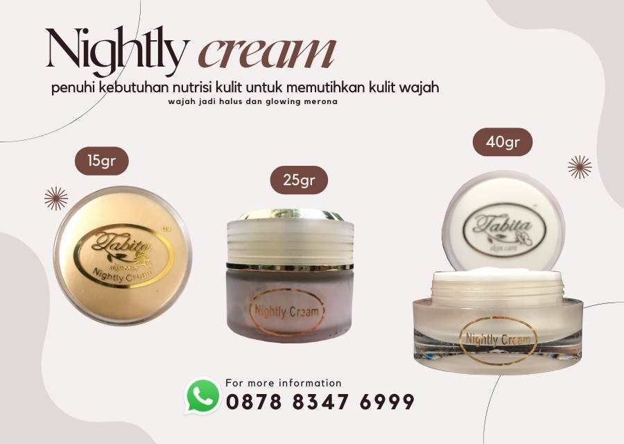 Produk Tabita Cream Pemutih Wajah