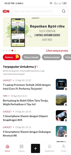 Review Aplikasi IDN App: Portal Berita Masa Kini