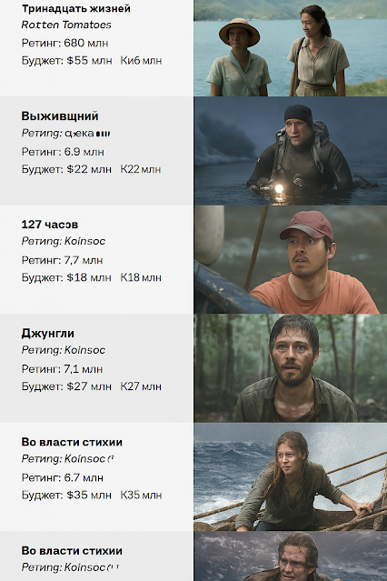 Топ лучших фильмов о выживании