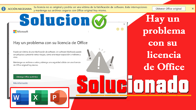 Su licencia de Office no es original [Solucion] como quitar el mensaje amarillo de Word, Excel, PowerPoint (su licencia no es original...) a full - gratis - facil