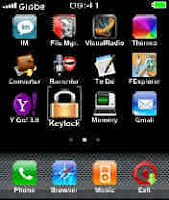 iphone menu dan cool clock s60v2