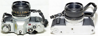 Canon AV-1 35mm SLR Film Camera (Chrome) Kit #202