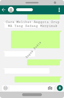 cara melihat anggota grup wa yg sedang menyimak, cara mengetahui anggota grup wa yg aktif