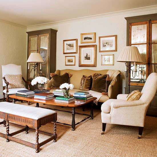 2013 Neutral Living  Room  Decorating Ideas from BHG 