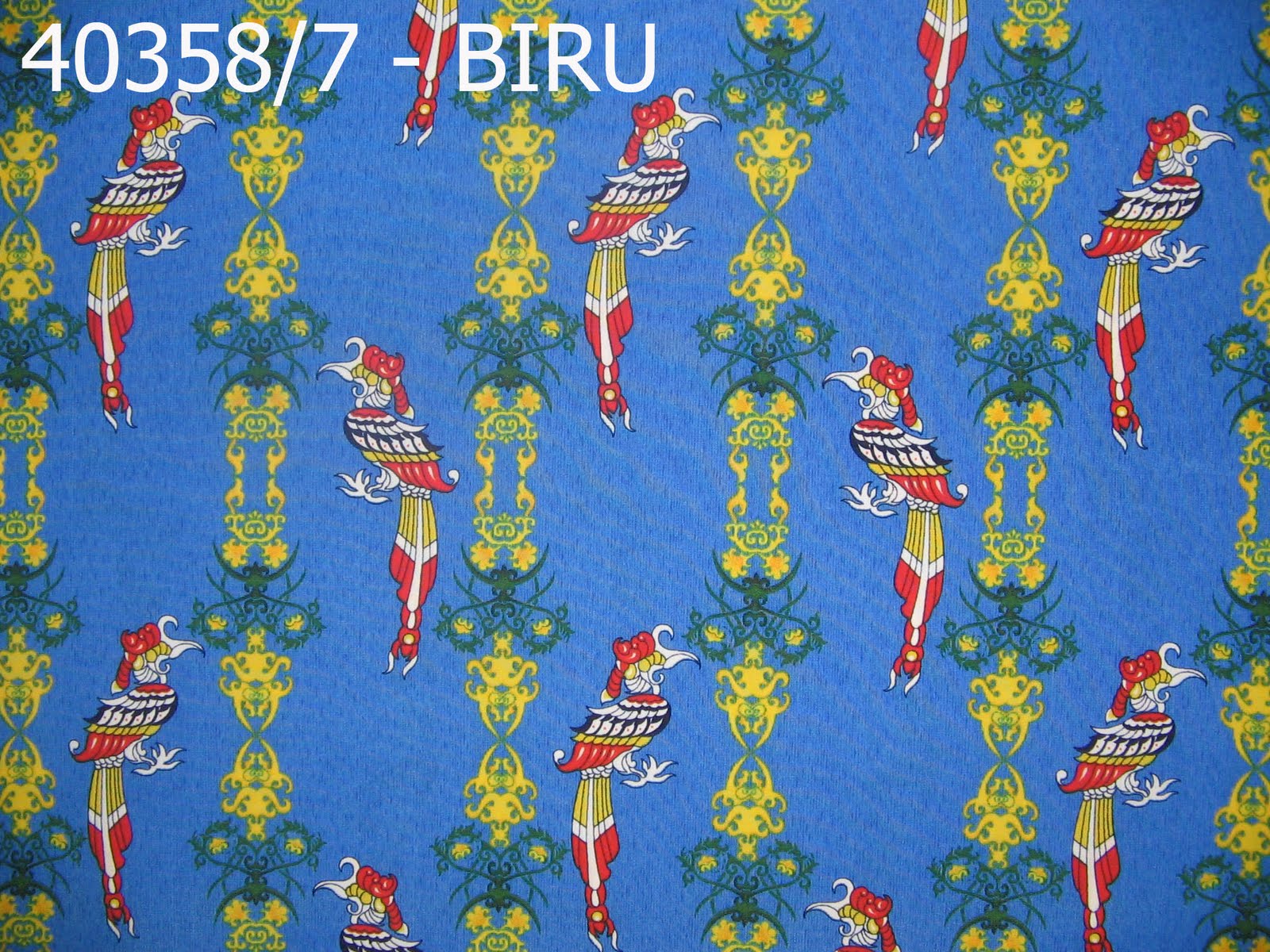 Batik Motif  Dayak Khas Kalimantan Batik Motif  Burung  