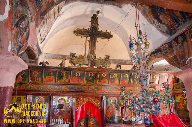 Fresco painting - St. Petka church in Skochivir village, Municipality of Novaci