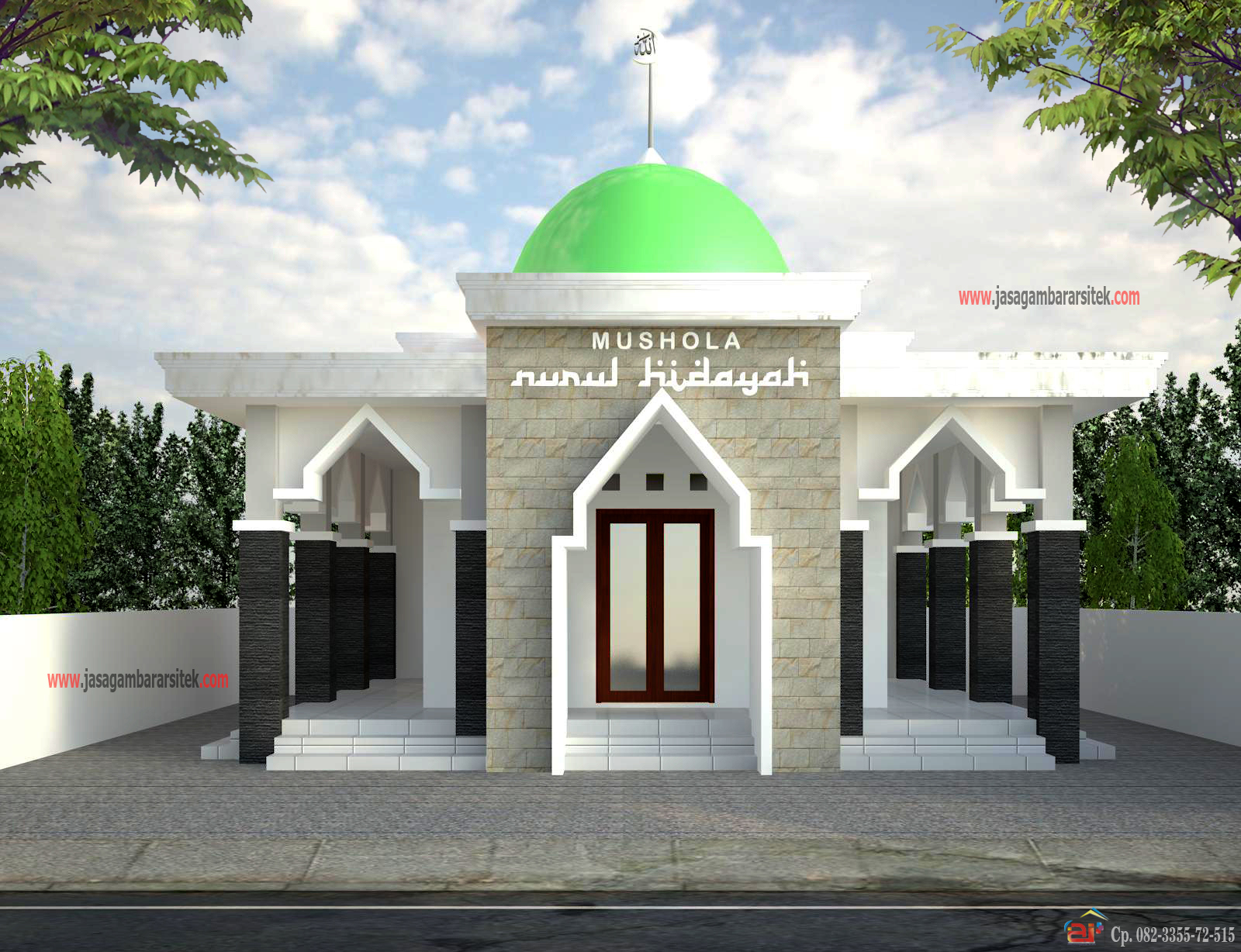 60 Desain Masjid Minimalis Modern Sesuai dengan Syariat 