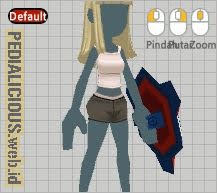 Gear Design Shield of Justice Female Lost Saga