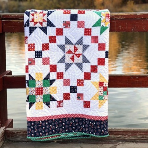 Star Sampler Quilt - Free Pattern 