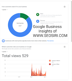 SEOSiri - A Digital Marketing Blog www.seosiri.com search  insights from google my business