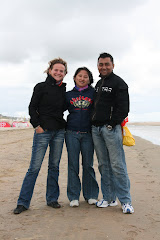 Mascha, me and Ajay at Zandvoort